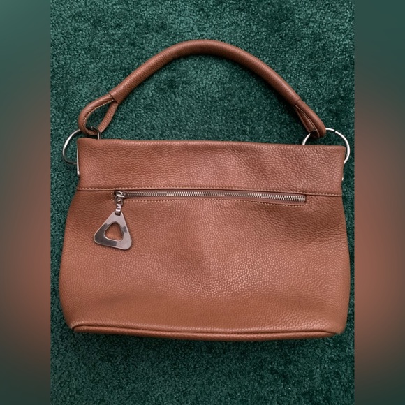 Faiez brown pebble leather purse - Picture 2 of 14
